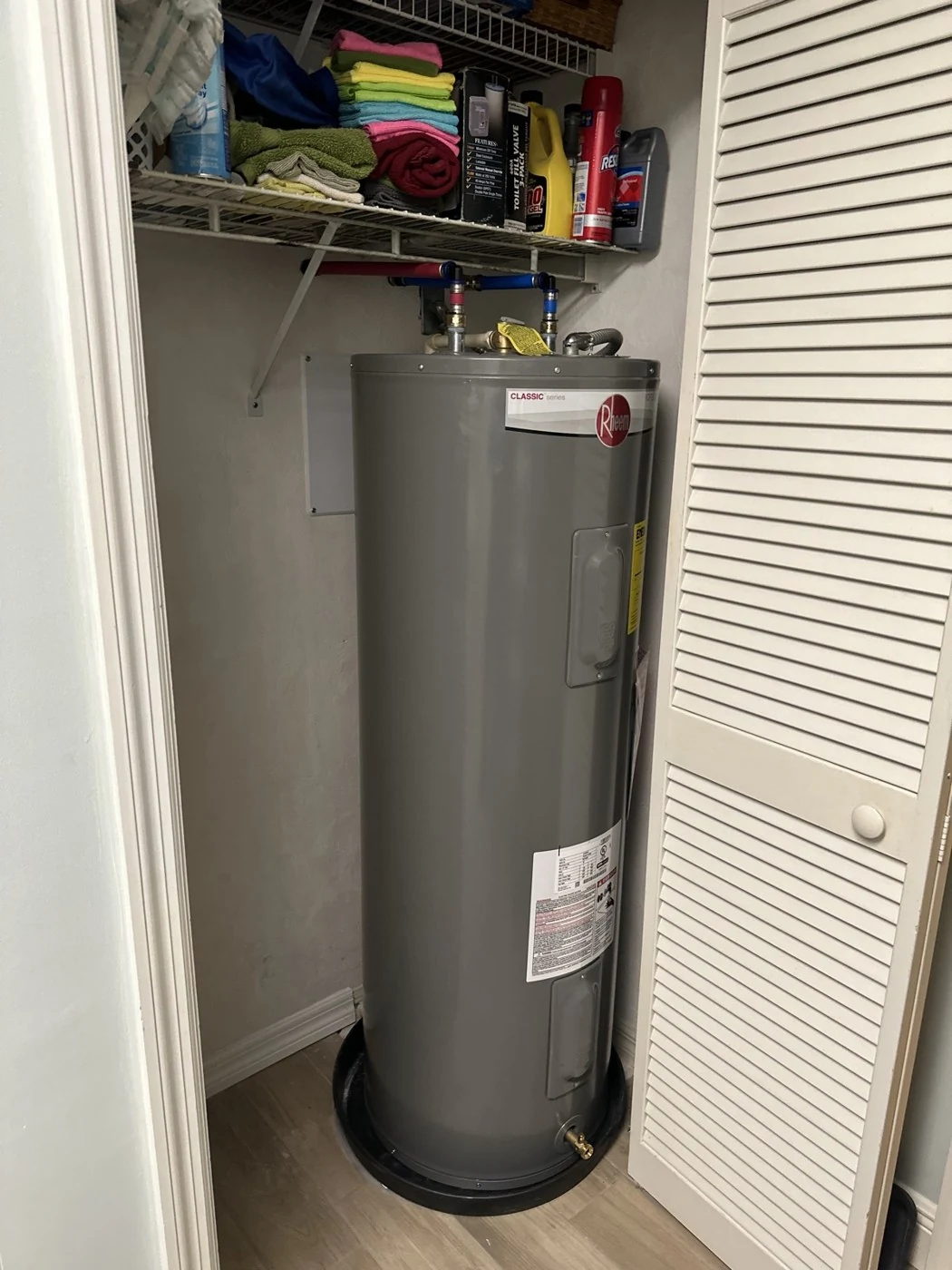 Water heater install in the Sarasota area by Prolific Plumbing