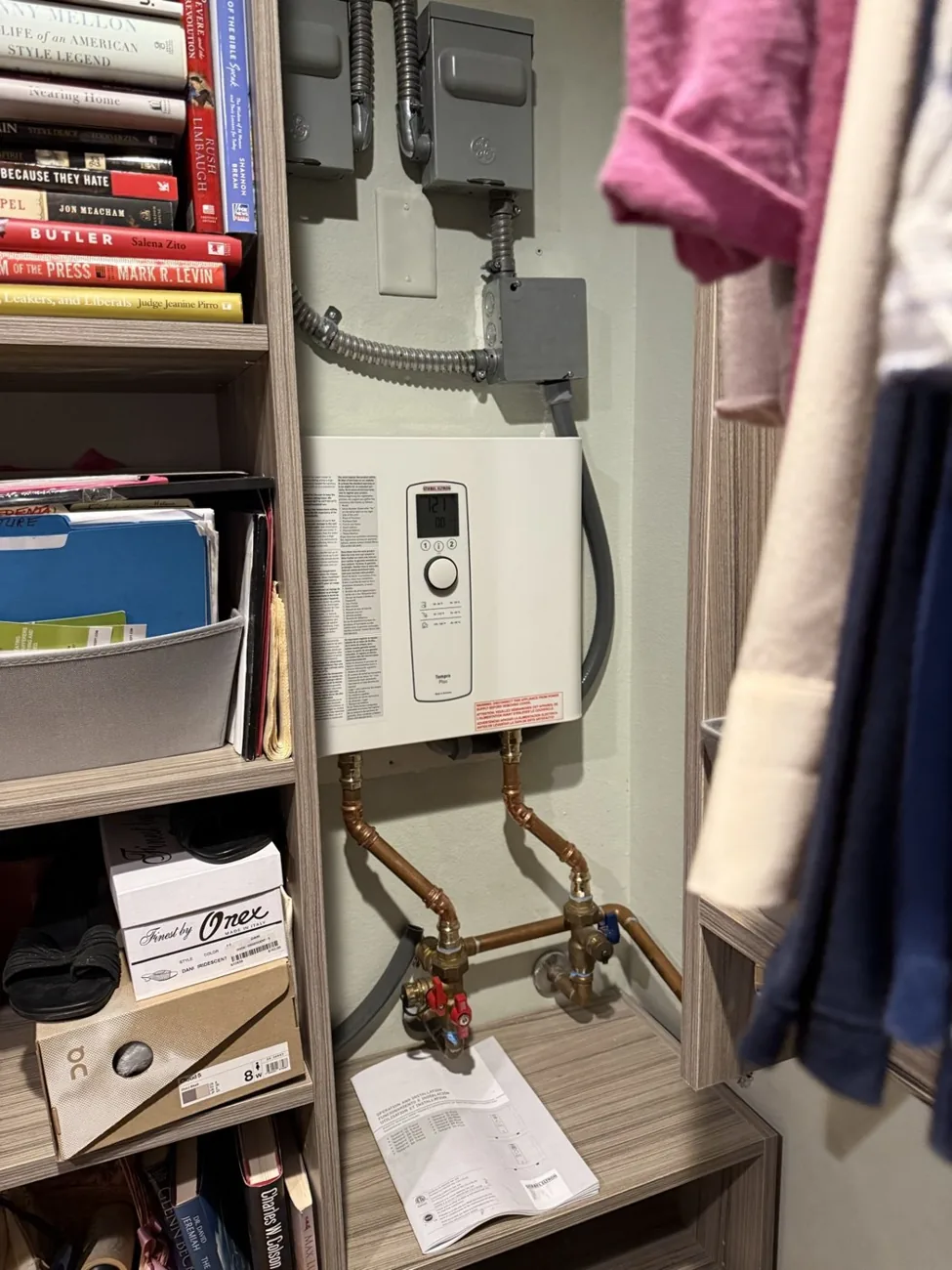 Water heater install in Sarasota by Prolific Plumbing